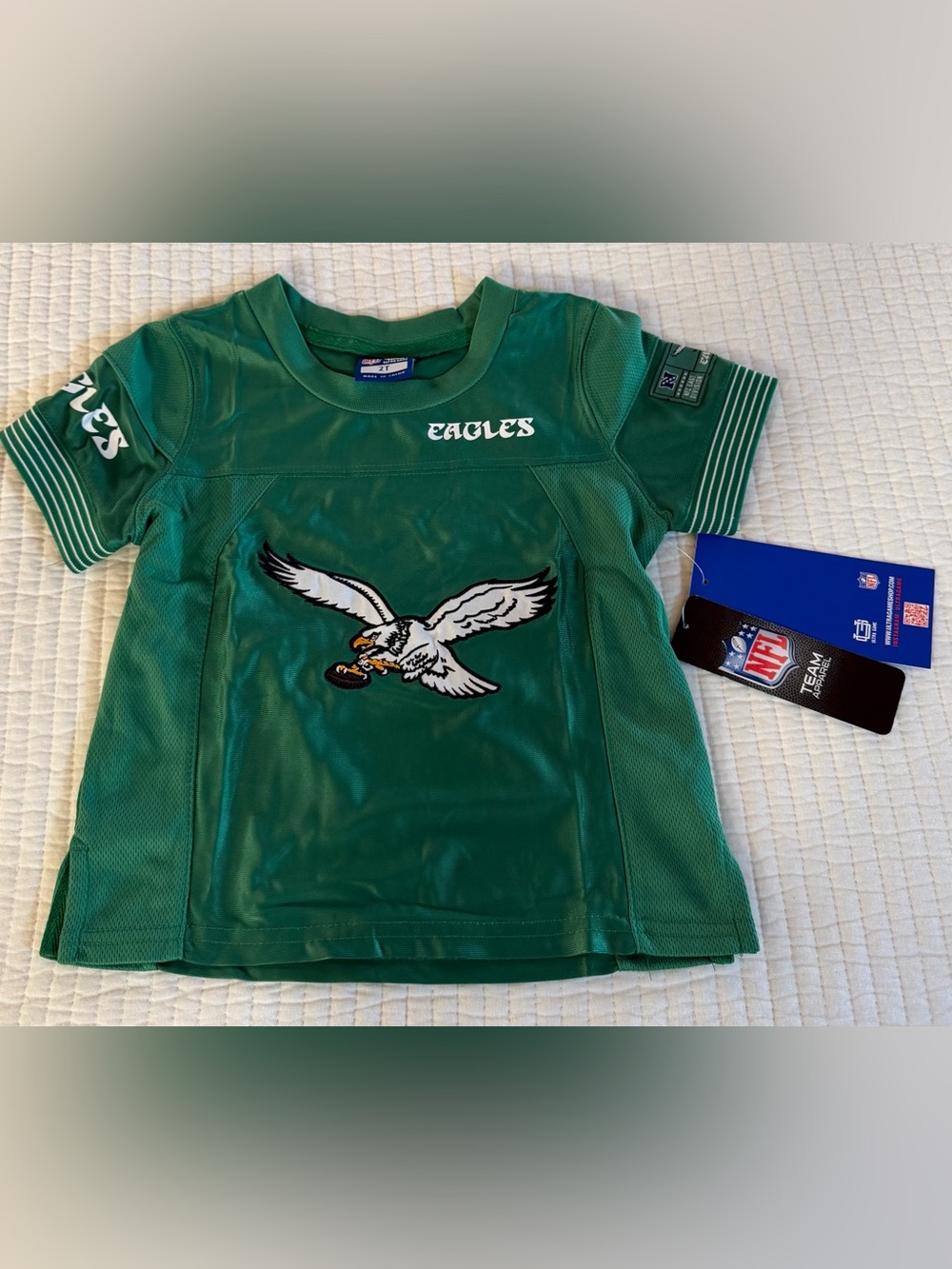 Nike NFL Philadelphia Eagles Kids Kelly green jersey - NWT!